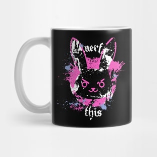 Overwatch d.va bunny NERF THIS shirt MEKA Spray! [DARK Version] Mug